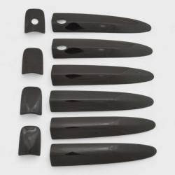 Trim Illusion - Trim Illusion DH6307BLK Front/Rear Door Handle Covers Black for Leaf/Sentra - Image 1