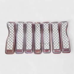 Trim Illusion - Trim Illusion ABS495 Chrome Front Grille Overlay for 18-23 Wrangler Rubicon JL - Image 3