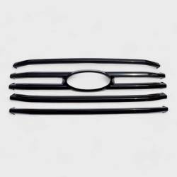 Trim Illusion - Trim Illusion ABS6411BLK Black Front Grille Overlay 15-17 Ford F150 XLT - Image 1