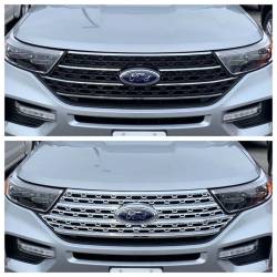 Trim Illusion - Trim Illusion ABS505 Chrome Front Grille Overlay 20-24 Ford Explorer - Image 4