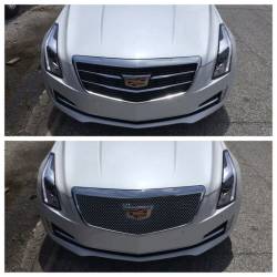 Trim Illusion - Trim Illusion ABS464 Chrome Front Grille Overlay for 15-19 Cadillac ATS - Image 4