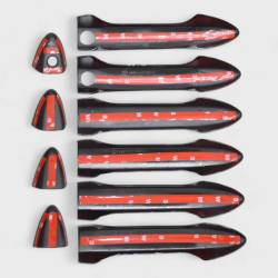 Trim Illusion - Trim Illusion DH6230BLK Front/Rear Door Handle Covers Black Ridgeline/Pilot - Image 3
