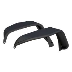 ARIES - Jeep Wrangler JK Black Aluminum Front Fender Flares - Image 1
