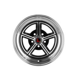 Legendary Wheels - Legendary Wheels LW30 15x7 5x4.5 7mm Black/Machined LW30-50754A - Image 1