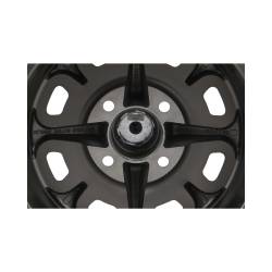 Legendary Wheels - Legendary Wheels LW40 14x6 4x4.5 -5mm Charcoal/Machined LW40-40644B - Image 5