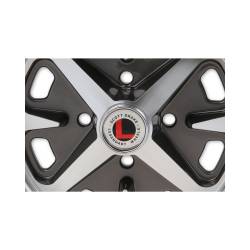 Legendary Wheels - Legendary Wheels LW40 14x6 4x4.5 -5mm Charcoal/Machined LW40-40644B - Image 7