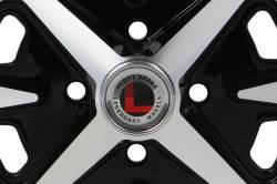 Legendary Wheels - Legendary Wheels LW40-50644A 15x6 4x4.5 -5mm Black/Machined - Image 2