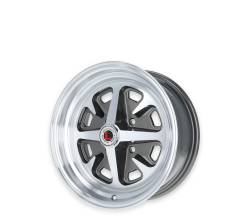 Legendary Wheels - Legendary Wheels LW40 15x6 4x4.5 -5mm Charcoal/Machined LW40-50644B - Image 3