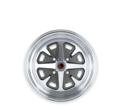 Legendary Wheels - Legendary Wheels LW40 15x6 4x4.5 -5mm Charcoal/Machined LW40-50644B - Image 6