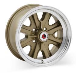 Legendary Wheels - Legendary Wheels LW90 15x7 4x4.5 7mm Gold/Machined LW90-50744F - Image 1