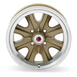 Legendary Wheels - Legendary Wheels LW90 15x7 4x4.5 7mm Gold/Machined LW90-50744F - Image 2