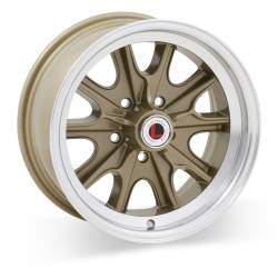Legendary Wheels - Legendary Wheels LW90-5075F LW90 15x7 5x4.5 7mm Gold/Machined - Image 1