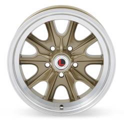Legendary Wheels - Legendary Wheels LW90-5075F LW90 15x7 5x4.5 7mm Gold/Machined - Image 2