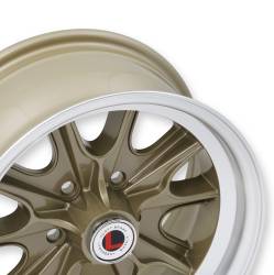 Legendary Wheels - Legendary Wheels LW90-5075F LW90 15x7 5x4.5 7mm Gold/Machined - Image 3
