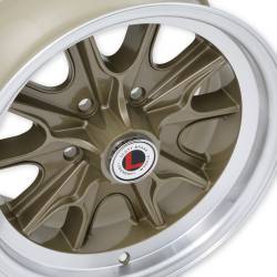 Legendary Wheels - Legendary Wheels LW90-5075F LW90 15x7 5x4.5 7mm Gold/Machined - Image 5