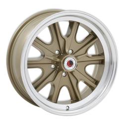Legendary Wheels - Legendary Wheels LW90 17X7 5x4.5 7mm Gold/Machined LW90-70754F - Image 1