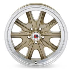Legendary Wheels - Legendary Wheels LW90 17X7 5x4.5 7mm Gold/Machined LW90-70754F - Image 2