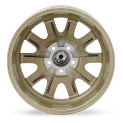 Legendary Wheels - Legendary Wheels LW90 17X7 5x4.5 7mm Gold/Machined LW90-70754F - Image 7