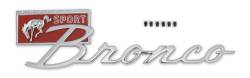 Scott Drake - Scott Drake C7TZ-16098-A Fender Emblem for 67-77 Ford Bronco - Image 1