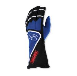 Simpson Safety - Simpson Safety DGXB DNA Racing Gloves XL Black/Blue - Image 5