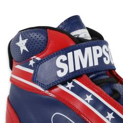 Simpson Safety - Simpson Safety DX2165P DNA X2 Racing Shoes 16.5 Red/White/Blue - Image 8