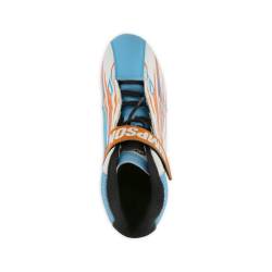 Simpson Safety - Simpson Safety DX2400N DNA X2 Racing Shoes-4 Orange/White/Blue - Image 7