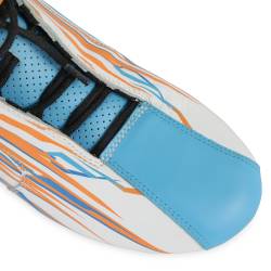 Simpson Safety - Simpson Safety DX2400N DNA X2 Racing Shoes-4 Orange/White/Blue - Image 9