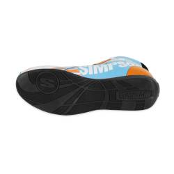 Simpson Safety - Simpson Safety DX2500N DNA X2 Racing Shoes-5 Orange/White/Blue - Image 10