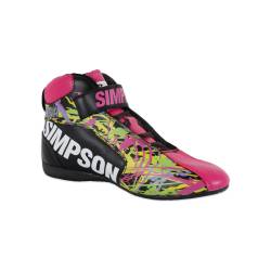 Simpson Safety - Simpson Safety DX2800S DNA X2 Racing Shoes 8 Black/Pink - Image 3