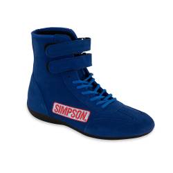 Simpson Safety - Simpson Safety 28100BL Hightop Racing Shoes 10 Blue - Image 1