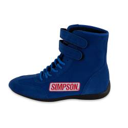 Simpson Safety - Simpson Safety 28100BL Hightop Racing Shoes 10 Blue - Image 3