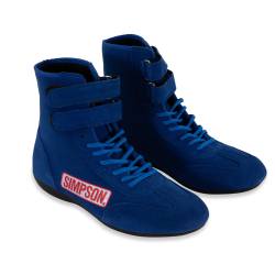 Simpson Safety - Simpson Safety 28100BL Hightop Racing Shoes 10 Blue - Image 6