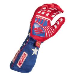 Simpson Safety - Simpson Safety LGLF Liberty Racing Gloves Large Red/White/Blue - Image 3