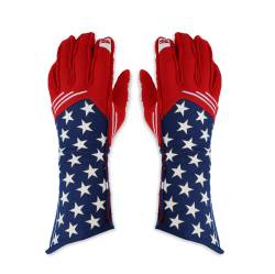 Simpson Safety - Simpson Safety LGLF Liberty Racing Gloves Large Red/White/Blue - Image 5
