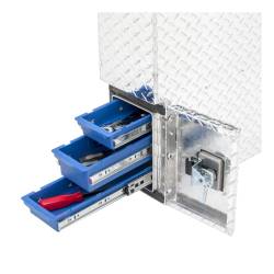 UWS - Bright Aluminum 48" Driver-Side Wheel Well Tool Box Heavy Packaging - Image 3