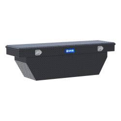UWS - UWS TBSD-69-A-MB Matte Black Aluminum 69" Deep Angled Crossover Truck Tool Box - Image 1