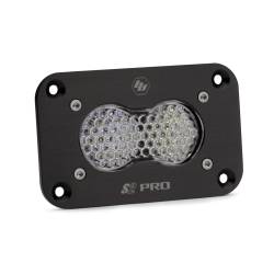 Baja Designs - Baja Designs 481006 S2 Pro Black Flush Mount LED Auxiliary Light Pod - Image 1