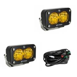Baja Designs - Baja Designs 487815 S2 Pro Black LED Auxiliary Light Pod Pair - Image 1
