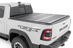 Rough Country Suspension Systems - Rough Country 7320650B Lo-Pro Hard Folding Tonneau Cover for 19-26 RAM 1500 6.4' - Image 1
