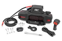 Rough Country Suspension Systems - Rough Country TS13000S 13000lb 12V Torque Series Winch w/Synthetic Rope - Image 1