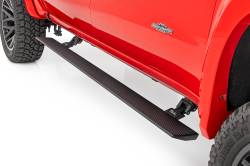 Rough Country Suspension Systems - Rough Country Power Running Boards Black 07-13 Silverado/Sierra Crew PSR50718 - Image 1
