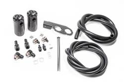 RADIUM Engineering - RADIUM Engineering 20-0729-FL Dual Catch Can for Nissan Z33 V35 VQ35DE/HR Lock - Image 1