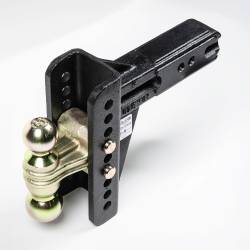 Blue Ox - Blue Ox BXH20261 Adj. Ball Mount 2.5" RCVR 6" Drop/Rise 2" & 2-5/16" Ball 20K - Image 1