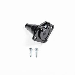 Blue Ox - Blue Ox BX88413 Kit 6 PIN CONNECTOR BLACK PLASTIC Single - Image 2