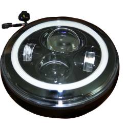 DV8 Offroad - DV8 Offroad HL7JK-01 LED Projector Headlight Set for 07-18 Jeep Wrangler JK - Image 3