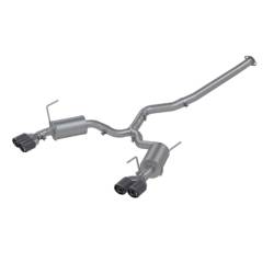 MBRP Exhaust - MBRP Exhaust S48003CF T304 3" Cat-Back Rear Exit w/Muffler for 15-21 WRX/WRX STI - Image 1