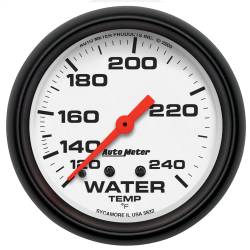 AutoMeter - AutoMeter 5832 Phantom Mechanical Water Temperature Gauge 120-240°F/6' 2-5/8" - Image 1