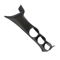 AutoMeter - AutoMeter 17313 Full Triple Pod A-Pillar Gauge Black 2-1/16" for 08-10 Ford SD - Image 1
