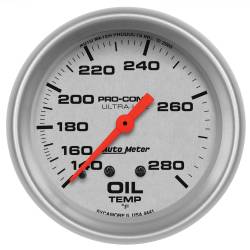 AutoMeter - AutoMeter 4441 Ultra-Lite Mechanical Oil Temperature Gauge 140-280 -DEG F 2-5/8" - Image 1