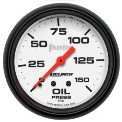 AutoMeter - AutoMeter 5823 Phantom Mechanical Oil Pressure Gauge 0-150PSI 2-5/8" - Image 1